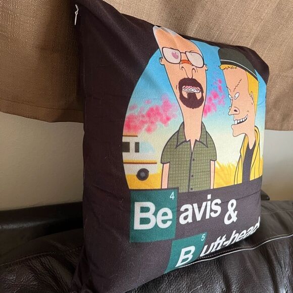 Beavis and Butt-Head Graphic Pillow Cover - Picture 4 of 5